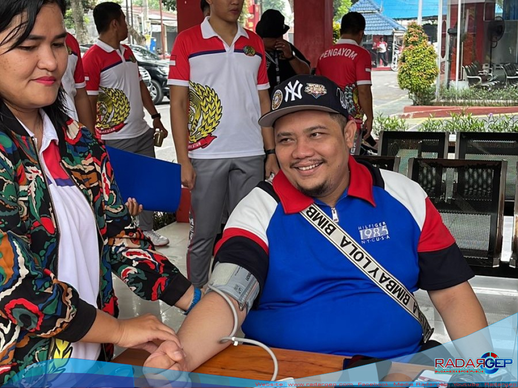 Jumat Sehat, Rutan Kelas I Medan Adakan Senam Sekaligus Donor Darah